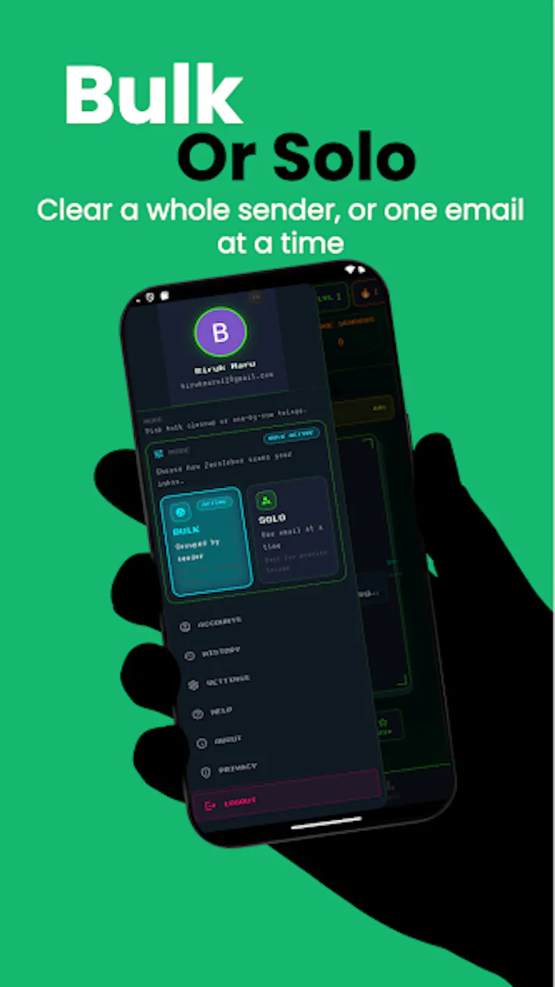 ZeroInbox screenshot 2