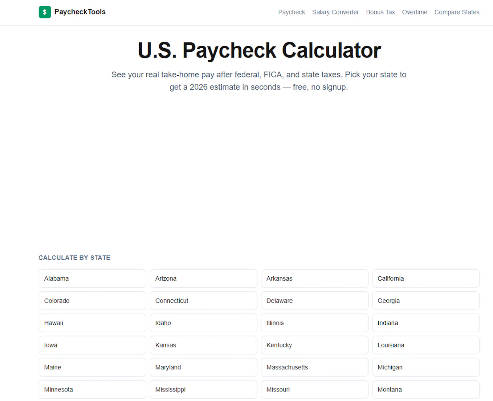 PaycheckTools screenshot 2
