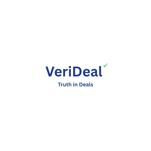VeriDeal - Product Hunt launch logo and brand identity