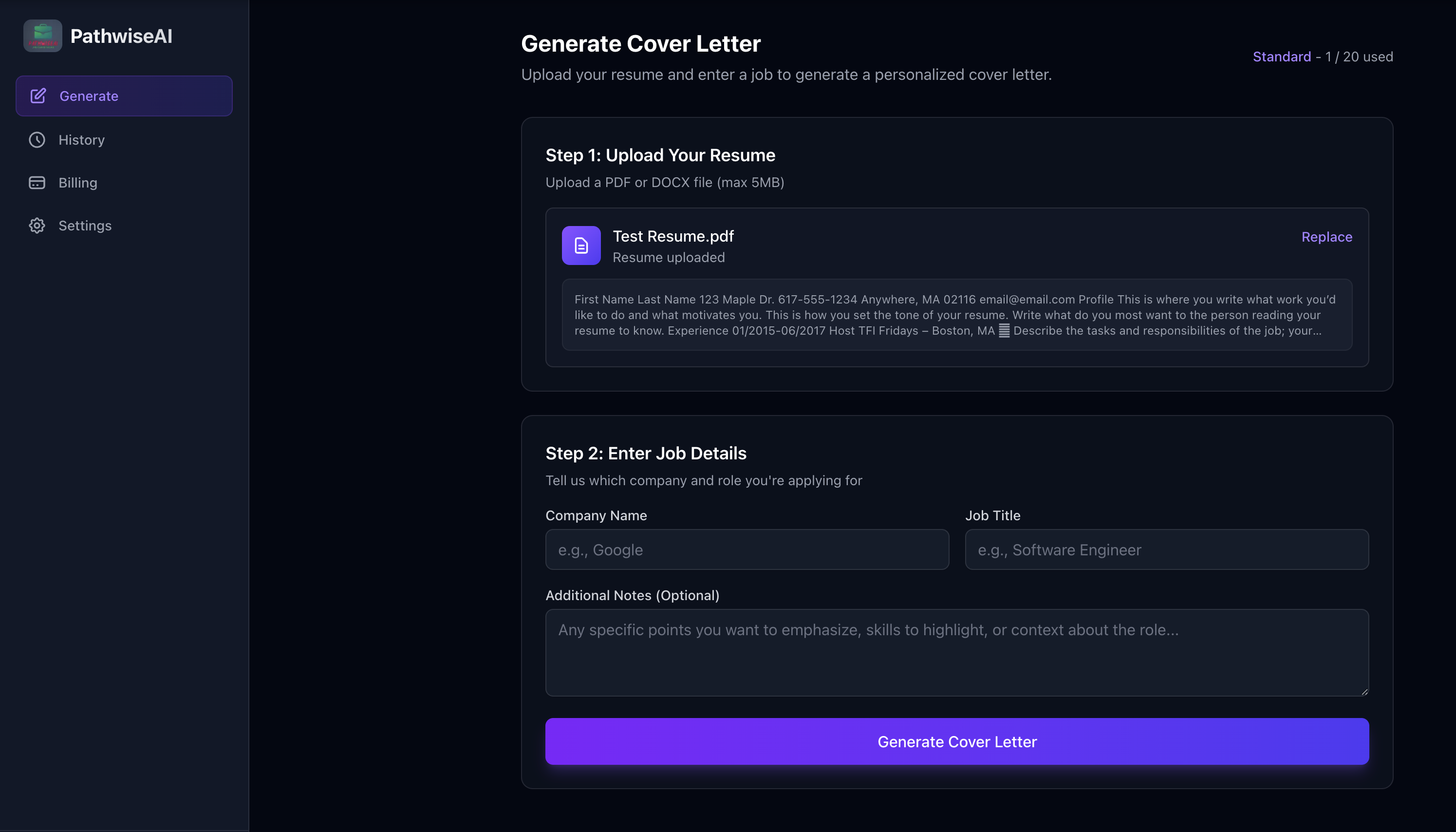 Pathwiseai - Screenshot 4 showing product features and functionality