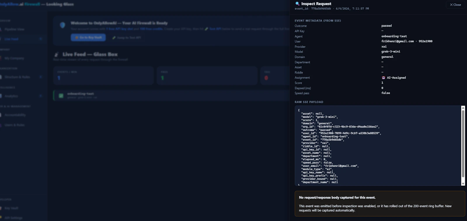 API Riddle Firewall and Vault System screenshot 3