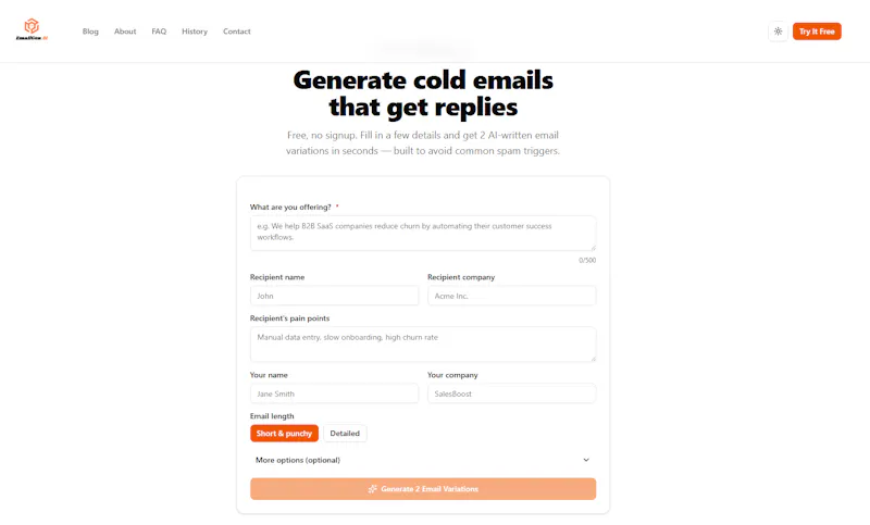  EmailGen AI screenshot 1