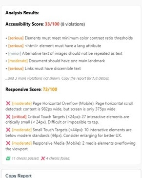 Page & IFrame Analyzer