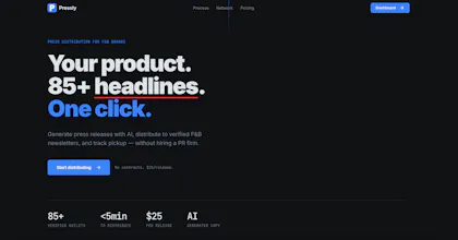 Pressly — CPG Press Release Distribution gallery image