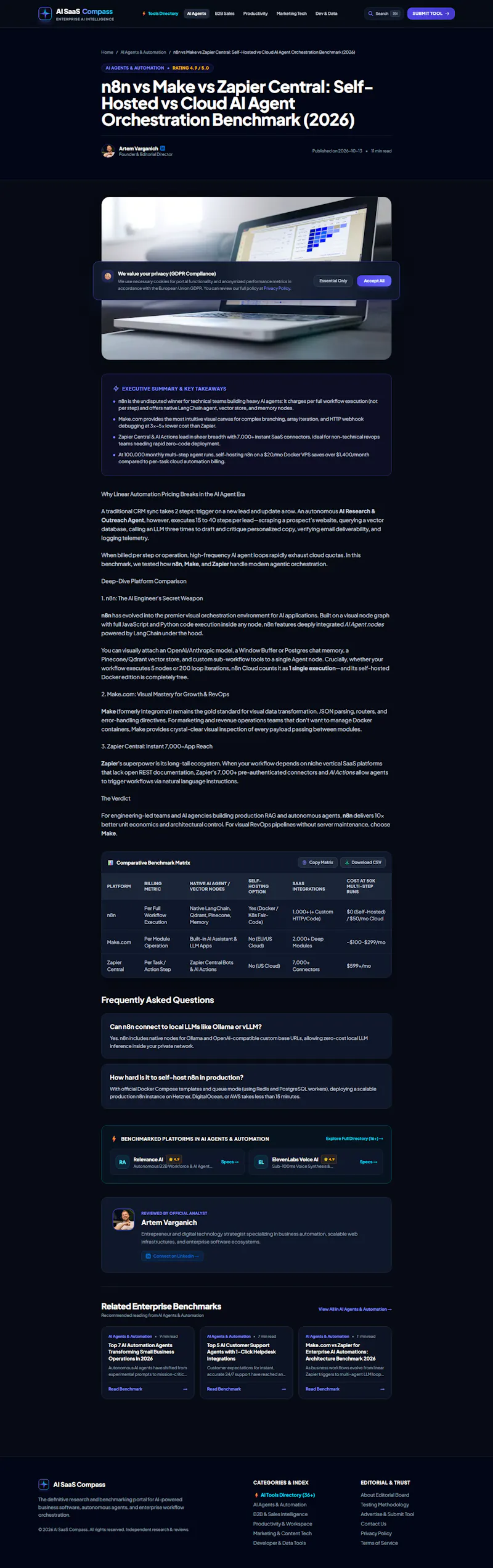 AI SaaS Compass screenshot 2