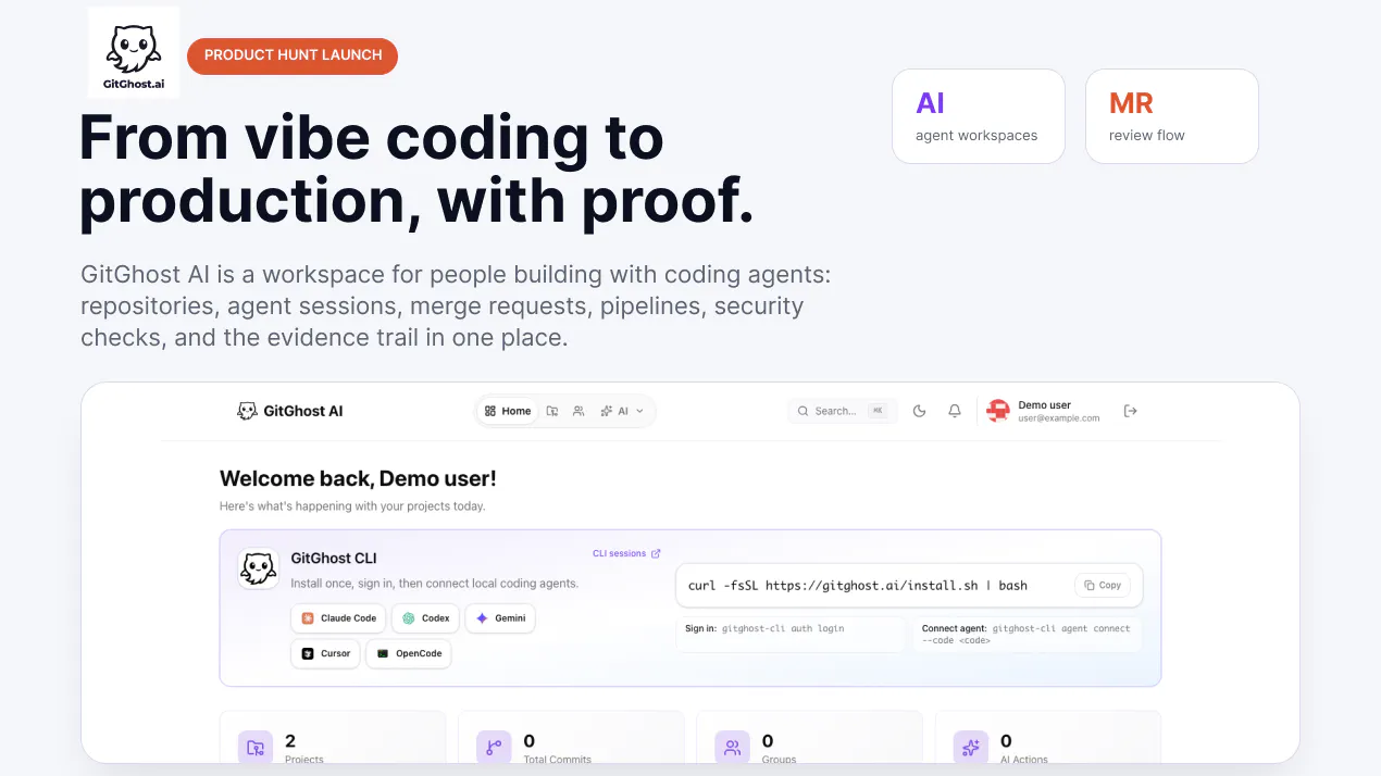 GitGhost AI product