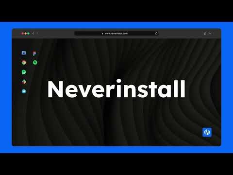 startuptile Neverinstall AI & CloudLink-Your first AI cloud computer