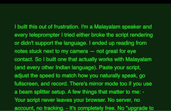 MindLink AI - Teleprompter gallery image
