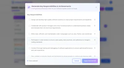 Instant AI Resume gallery image