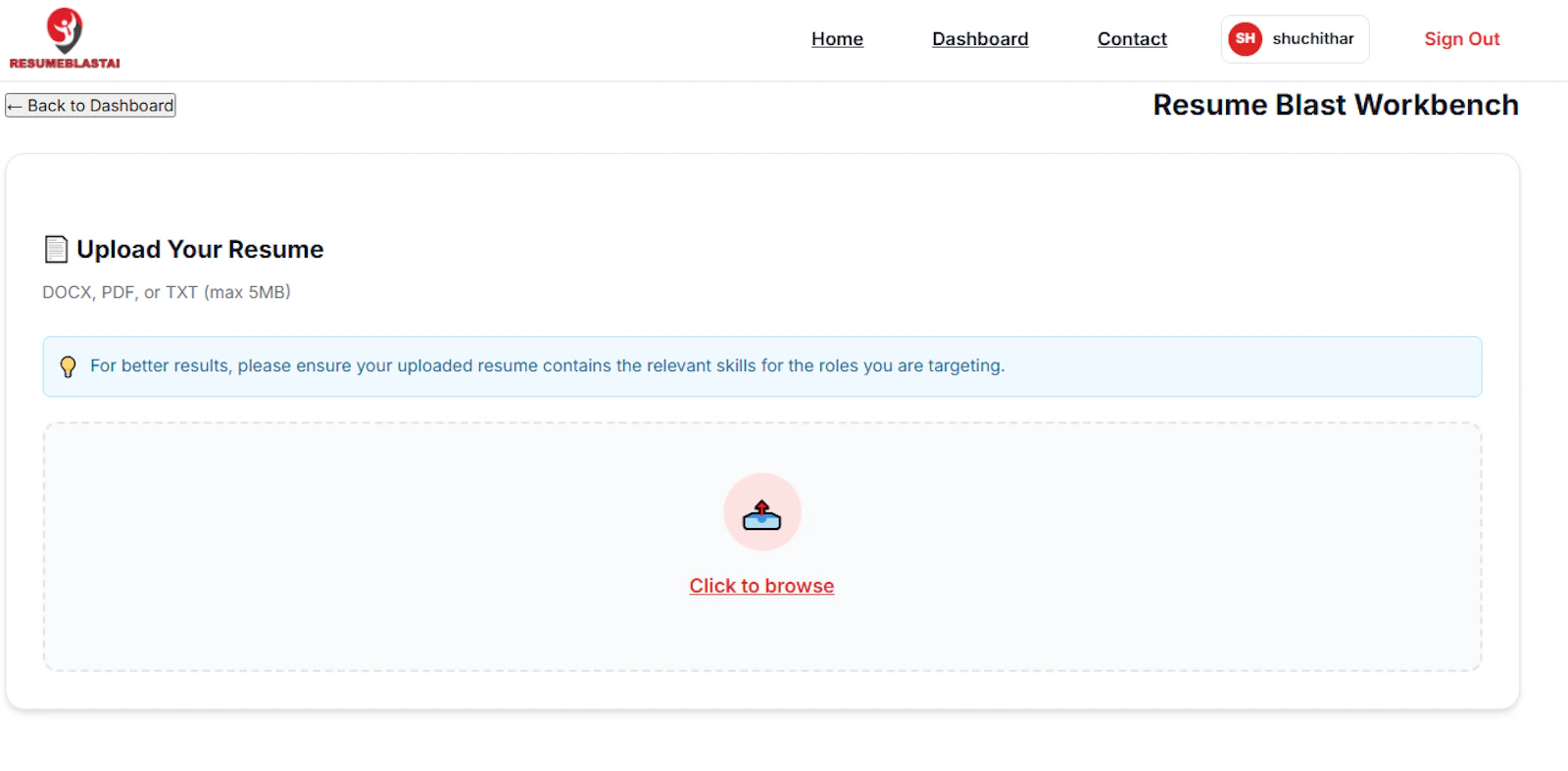 ResumeBlast.ai screenshot 4