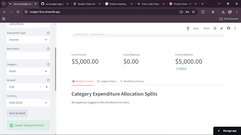 Budget-Flow screenshot 3