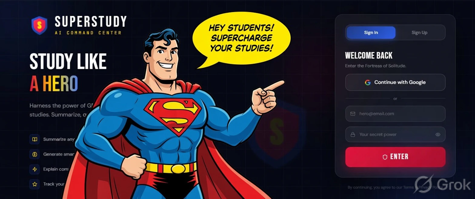 SuperStudy AI 대표 미리보기