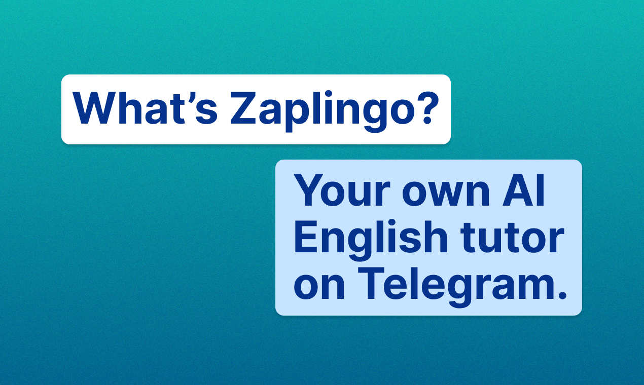 Media Zaplingo untuk Telegram - Tutor Bahasa Inggeris AI anda di Telegram 1