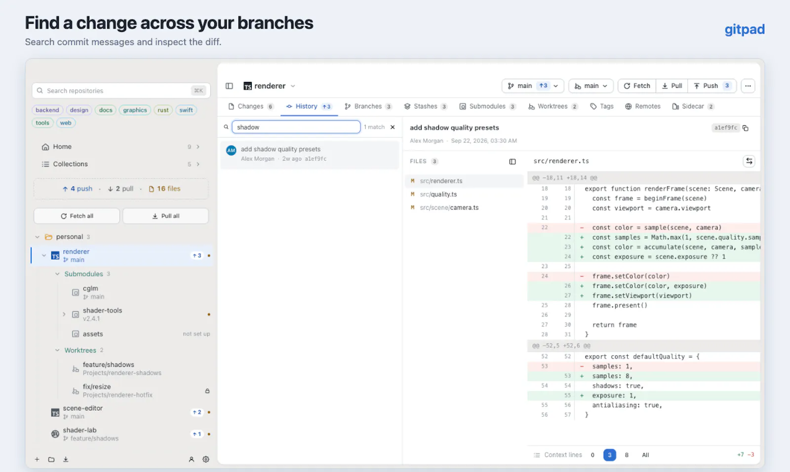 Gitpad screenshot 3