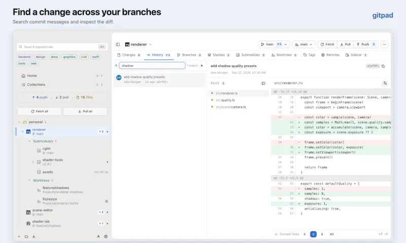 Gitpad screenshot 3