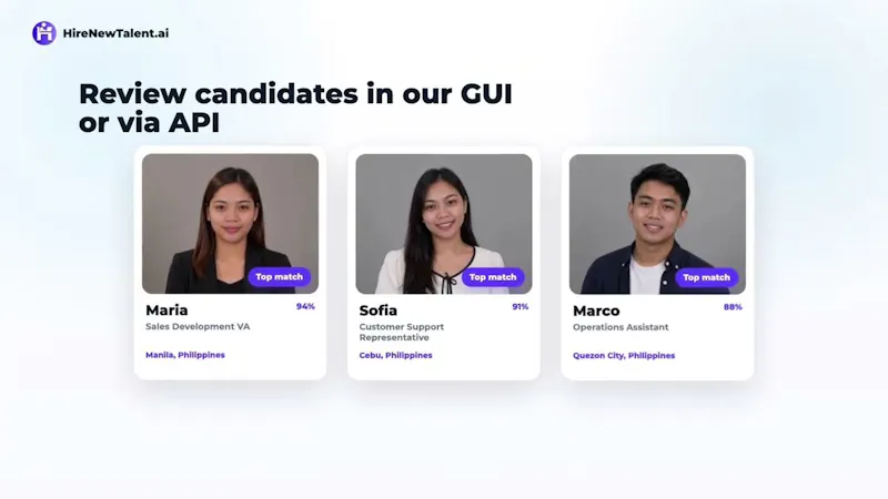 HireNewTalent.ai screenshot 1 (video preview)