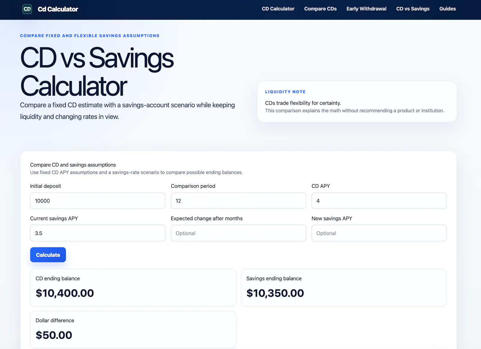 Cd Calculator screenshot 3