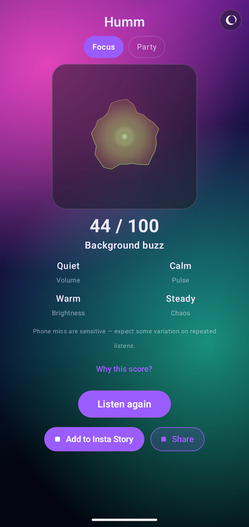 Humm - Share the Vibe screenshot 1