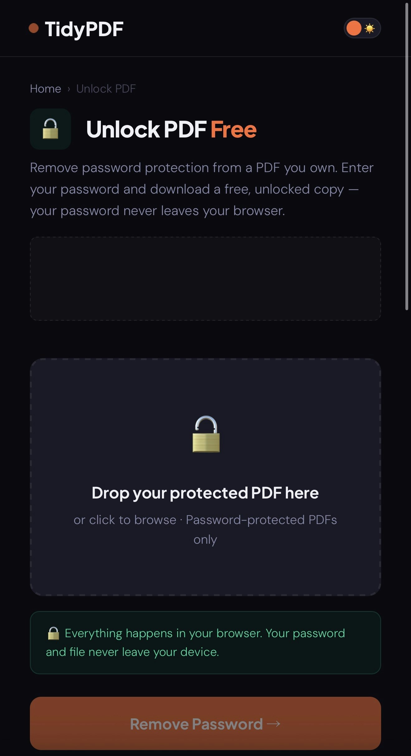 TidyPDF gallery image