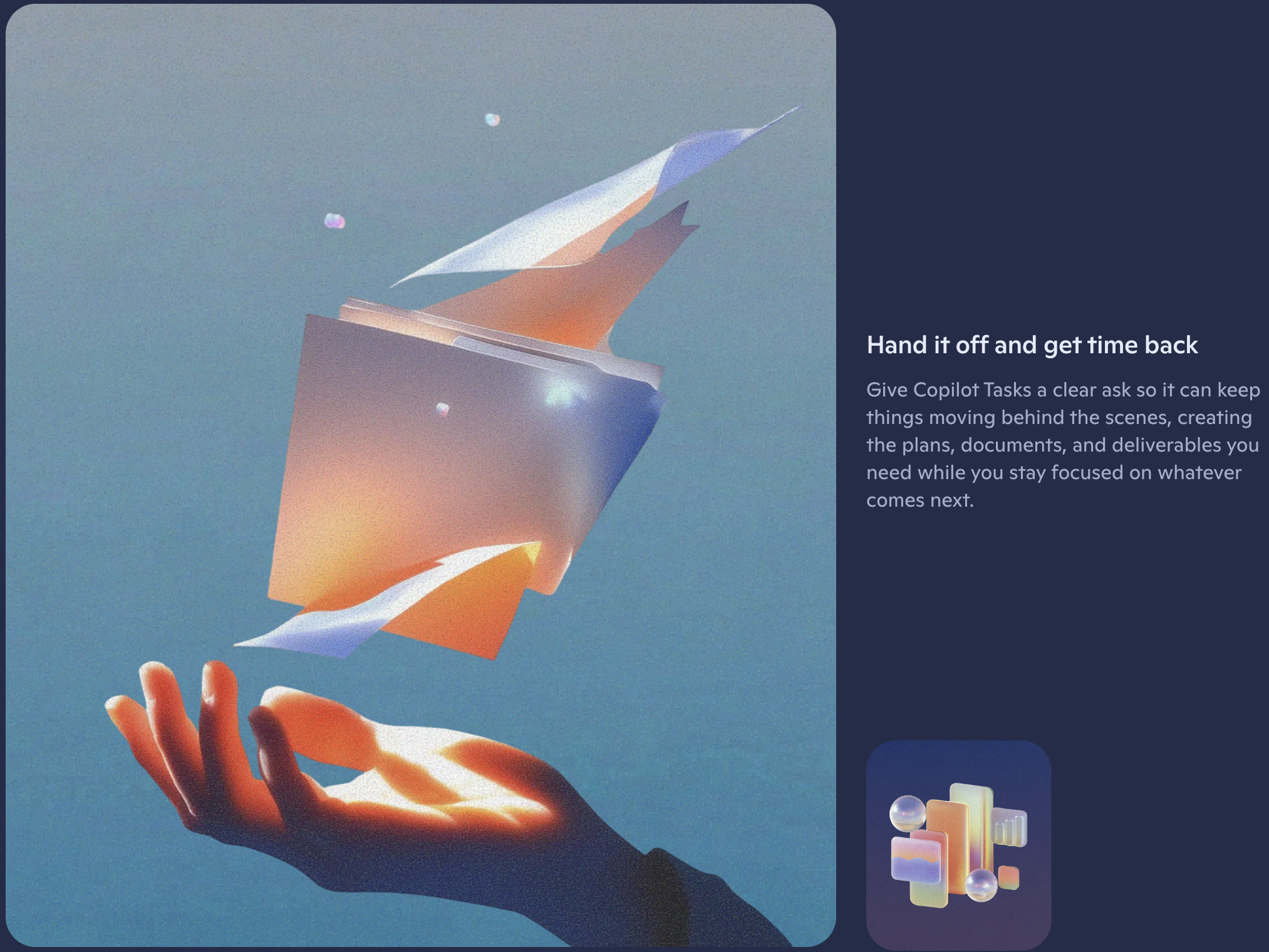 Copilot Tasks gallery image