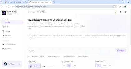 CineForge AI gallery image