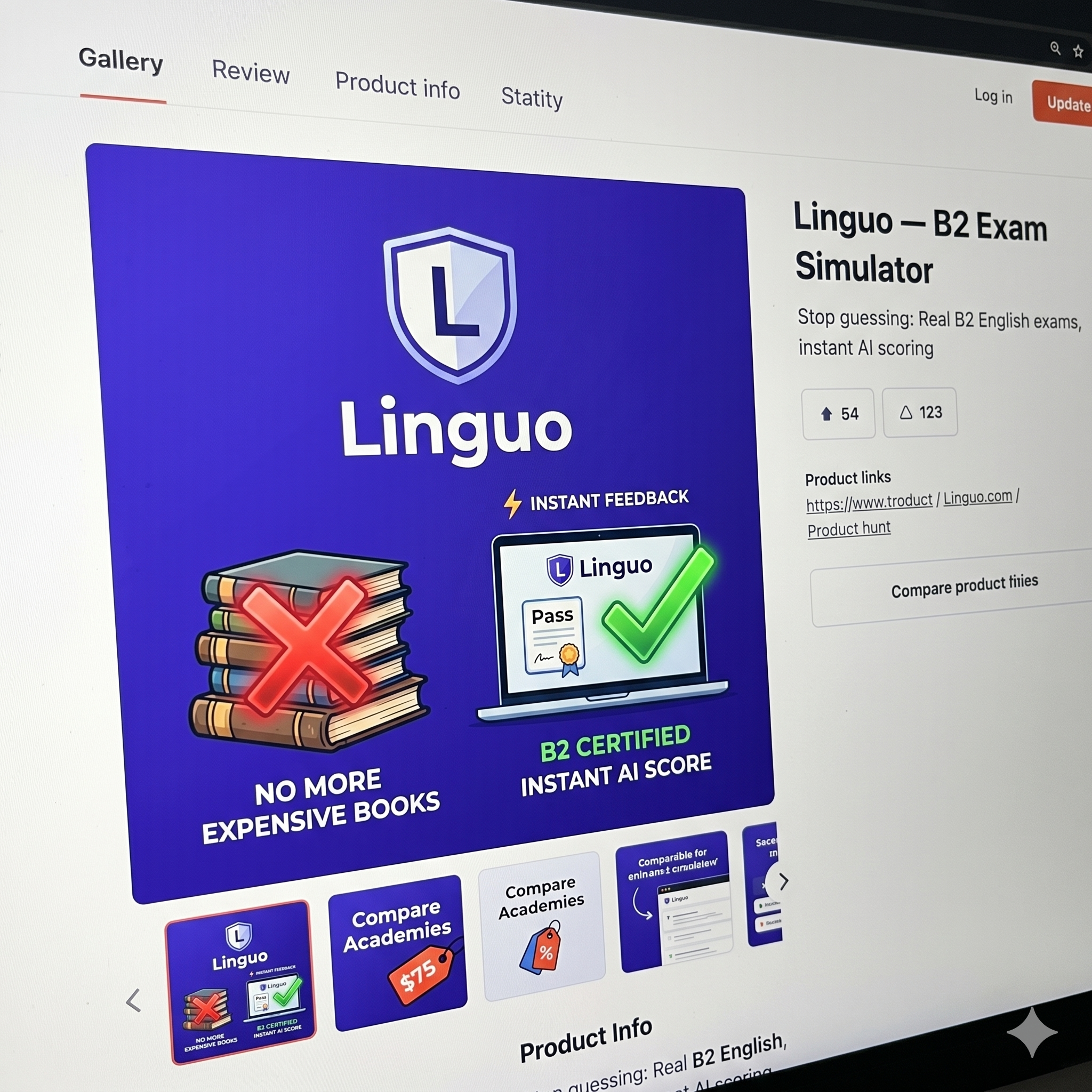 Linguo — Ace your B2 Exam