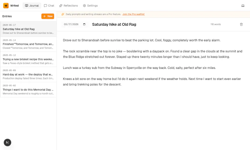 Writed screenshot 5