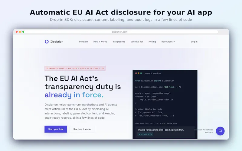 Disclarion screenshot 3