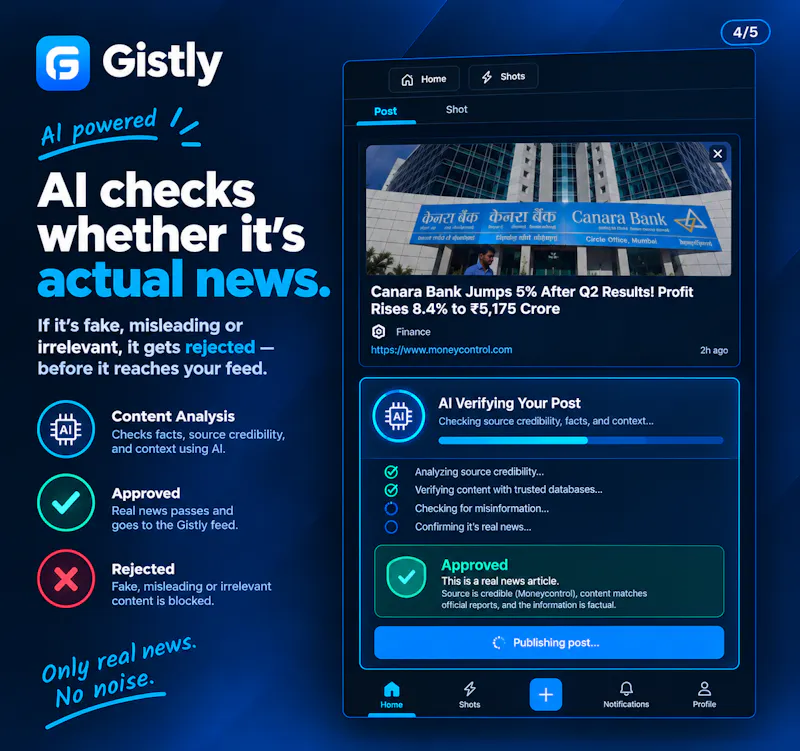 Your news, in focus · Gistly screenshot 3