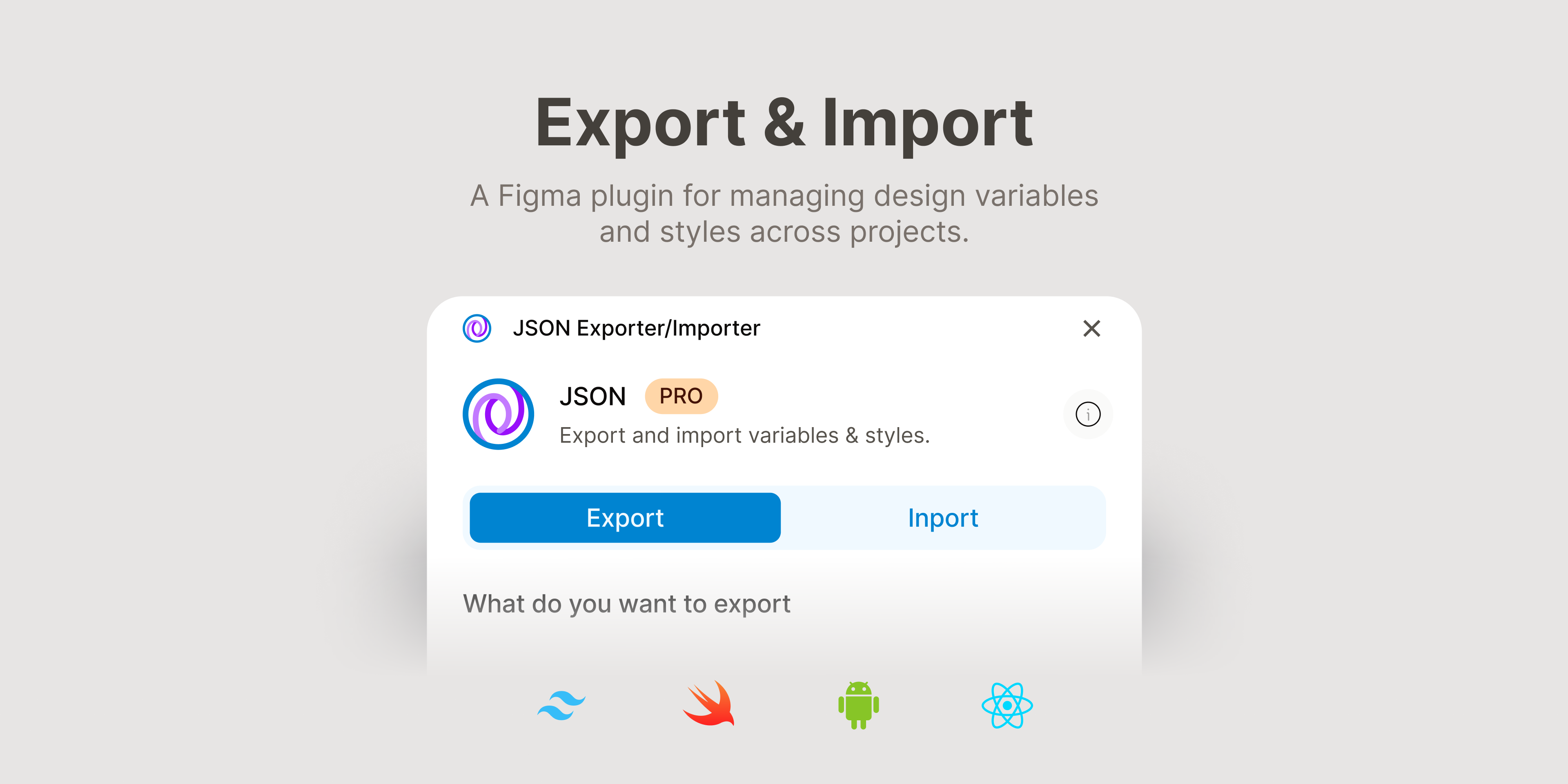 JSON Exporter/Importer gallery image