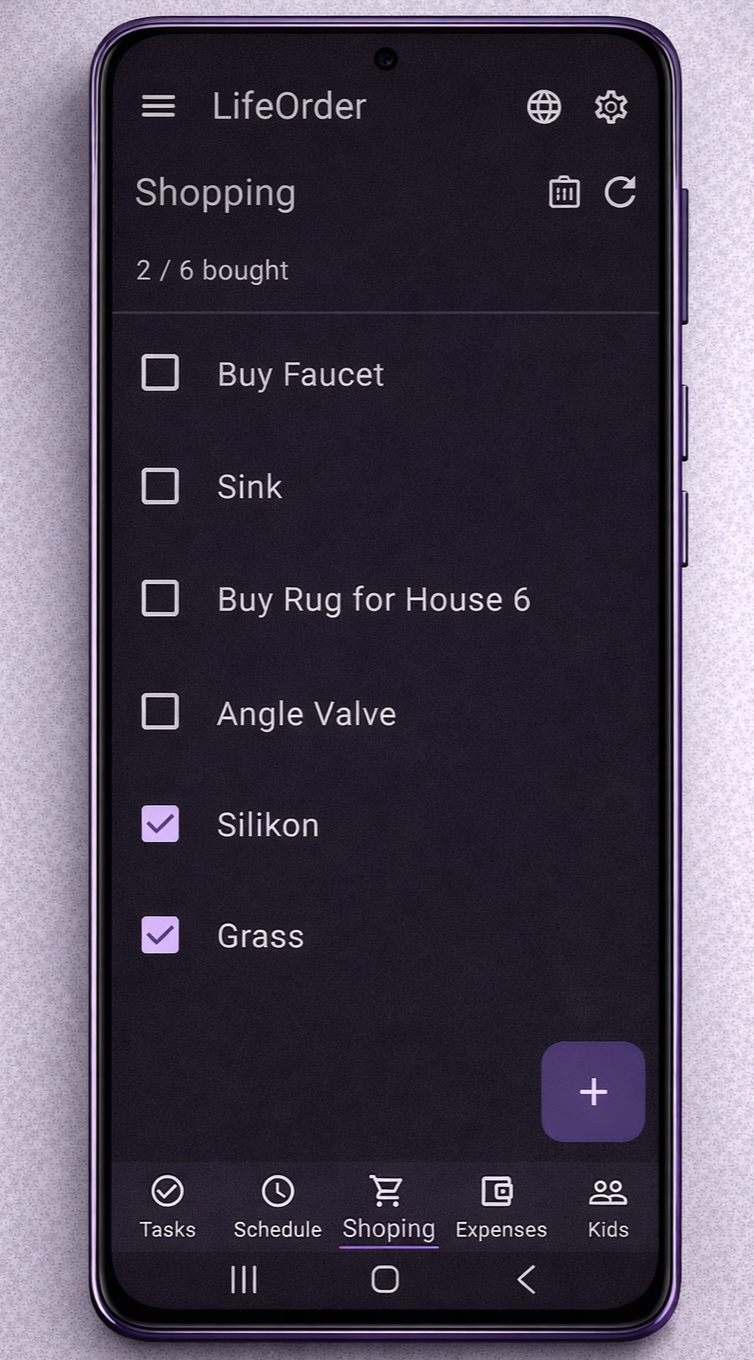 LifeOrder gallery image