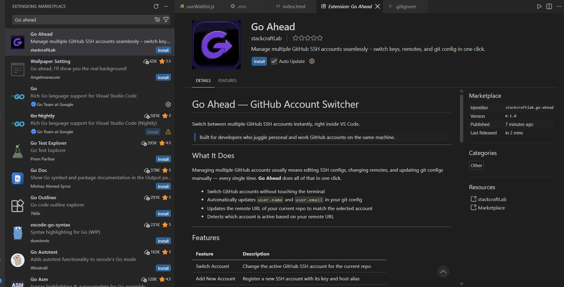 GoAhead  gallery image