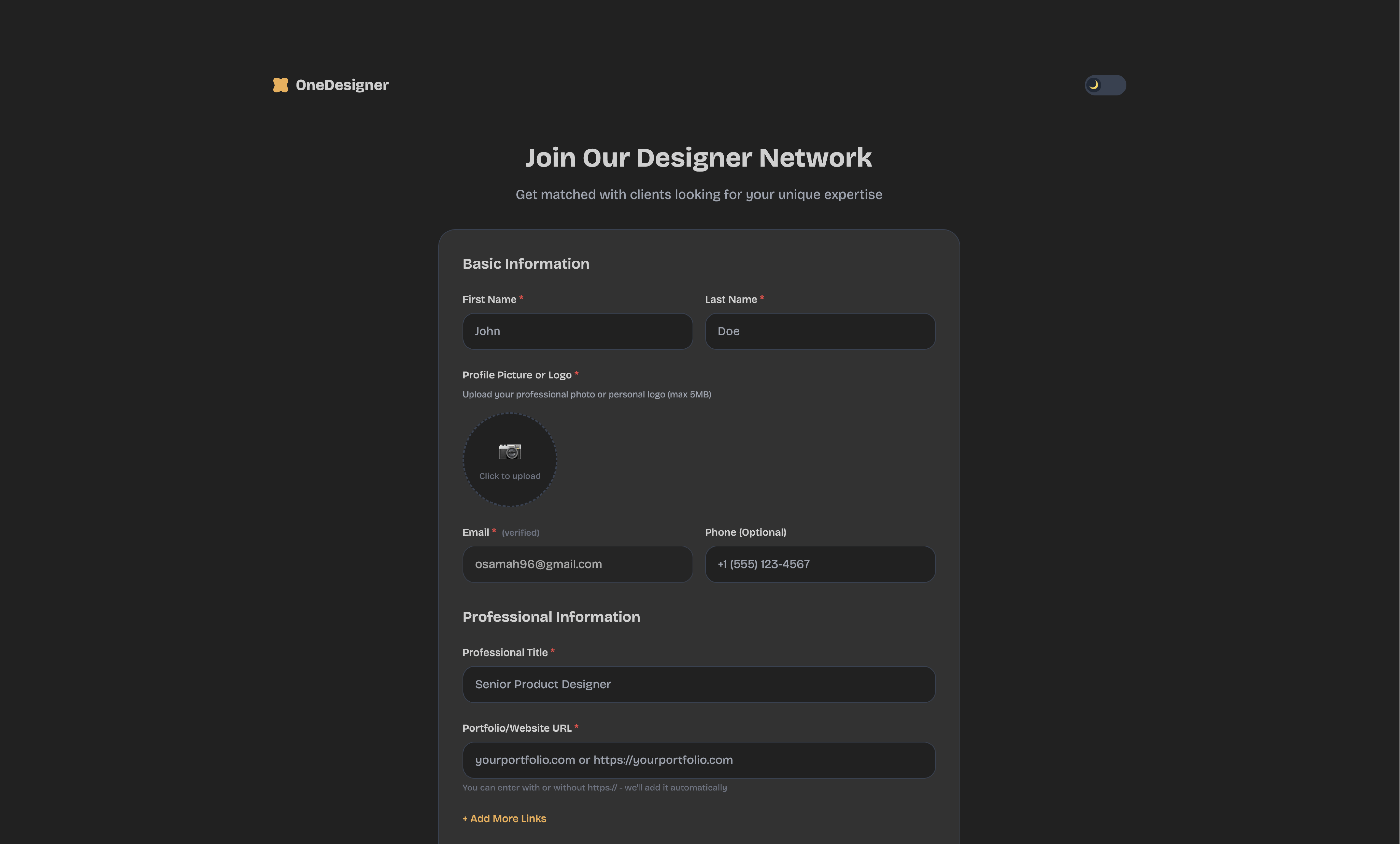 Média OneDeSigner 1.0 - Un bref.Un match de concepteur préfet 3