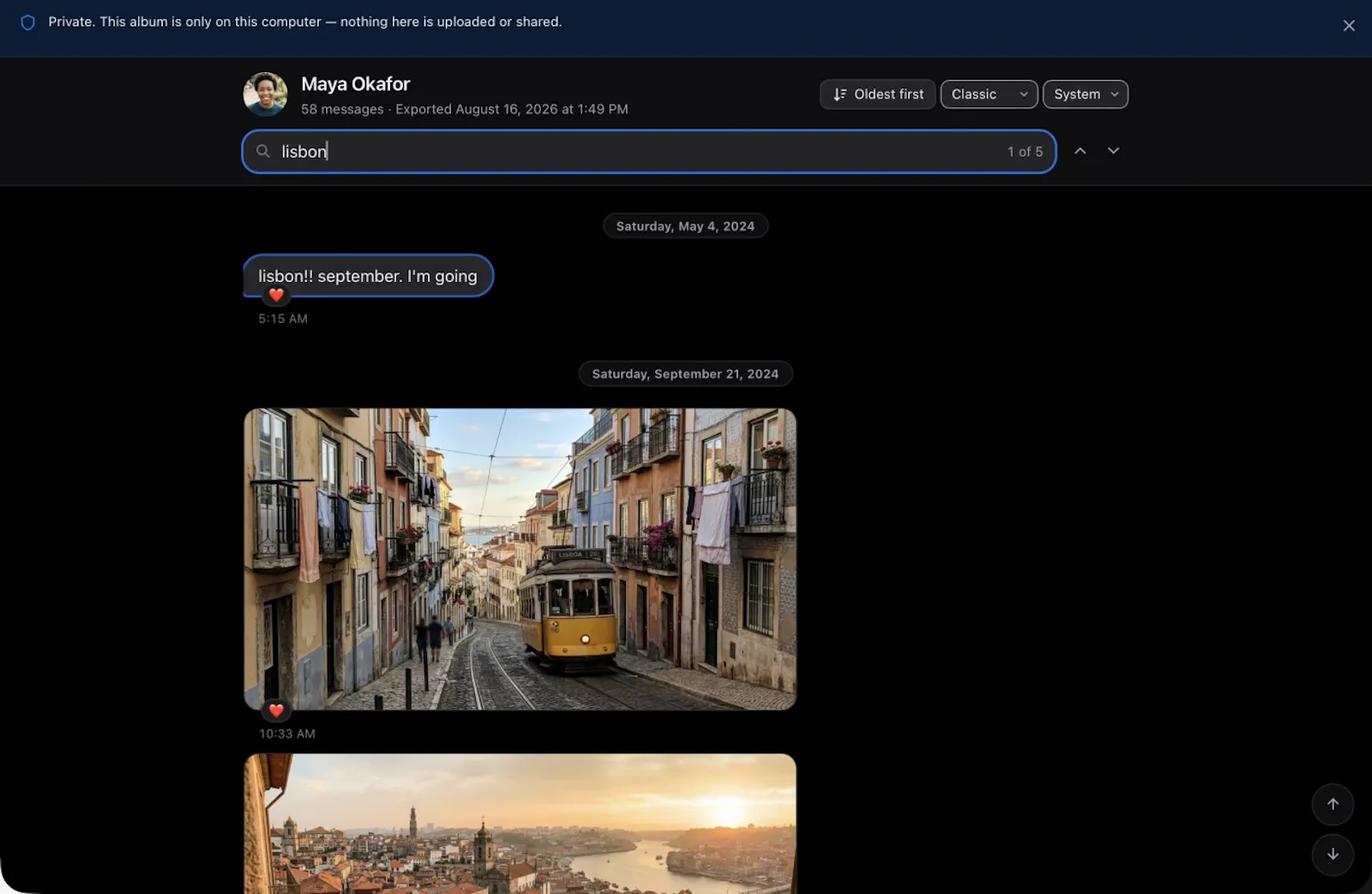 Message Album screenshot 4