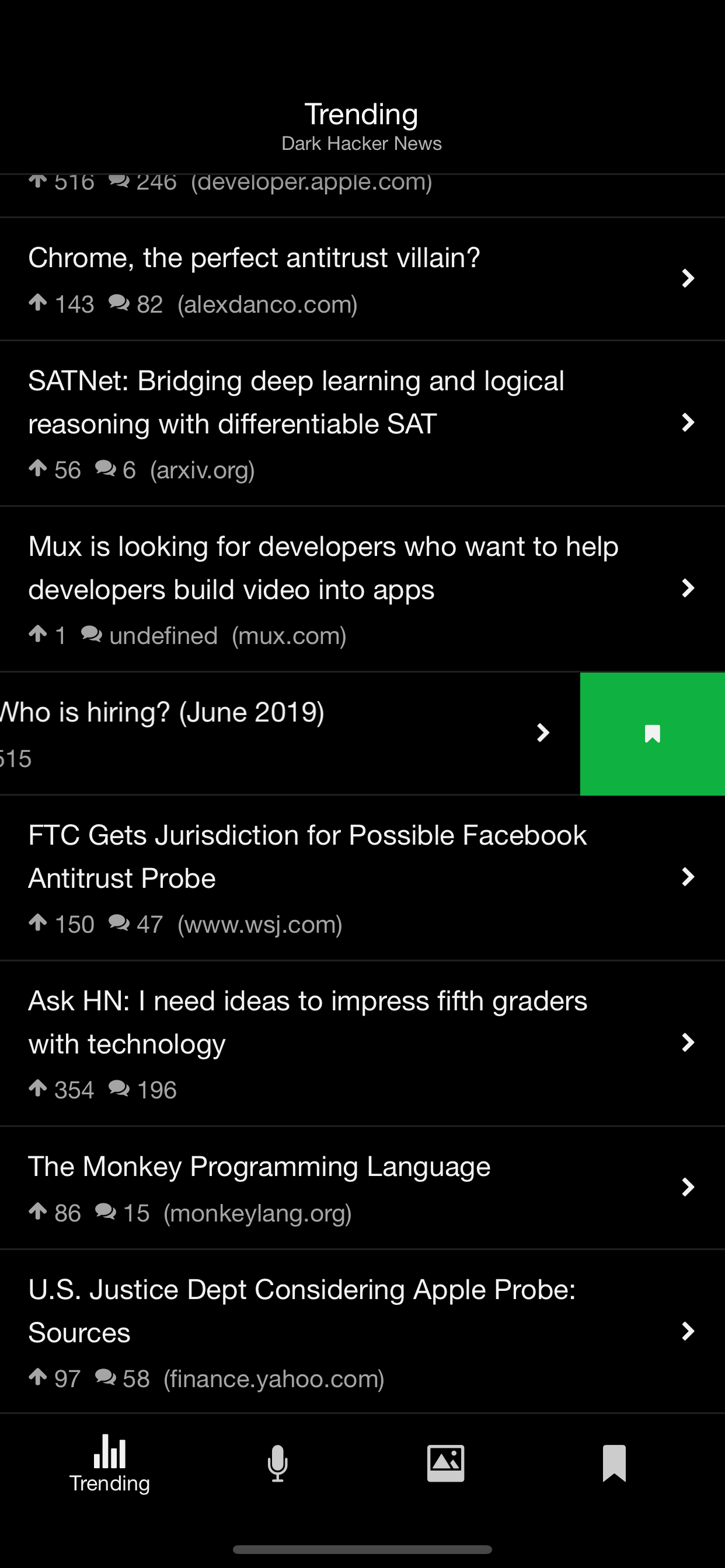 Dark Hacker News gallery image