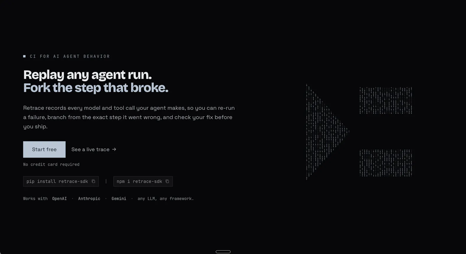 Retrace screenshot 1