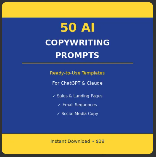 50 AI Copywriting Prompts Bundle