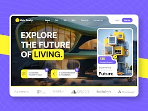 Real Estate Landing Page Design gallery image