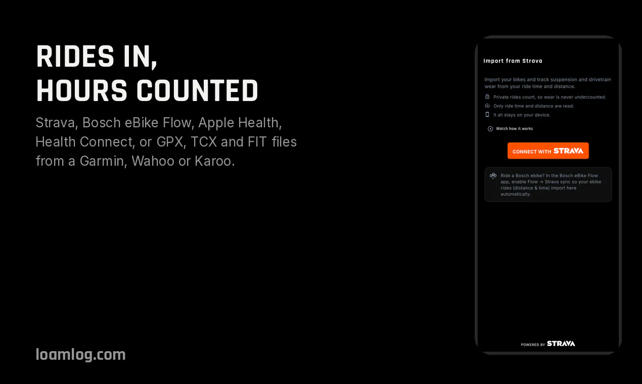 Loam - MTB Service Tracker gallery image