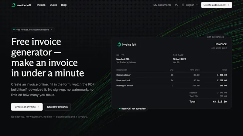 Invoice Loft screenshot 2