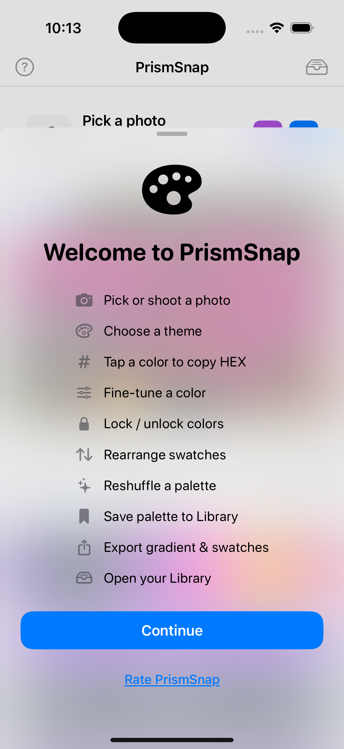 وسائط Prismsnap - تحويل أي صورة إلى لوحات ألوان مذهلة مثالية 3
