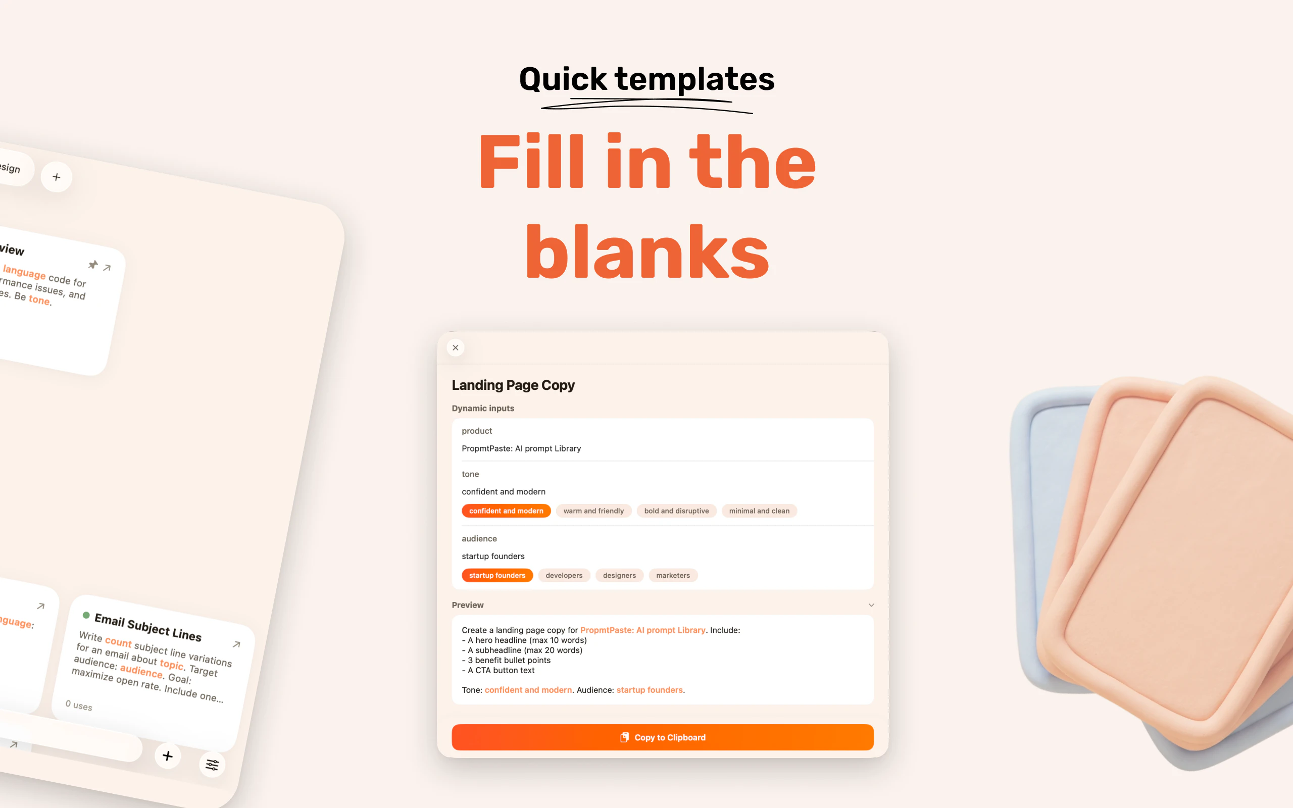 PromptPaste screenshot 3