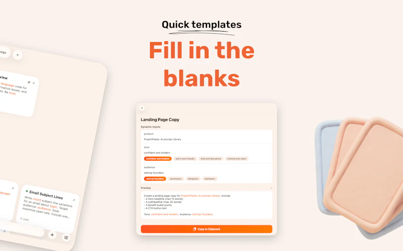 PromptPaste screenshot 3