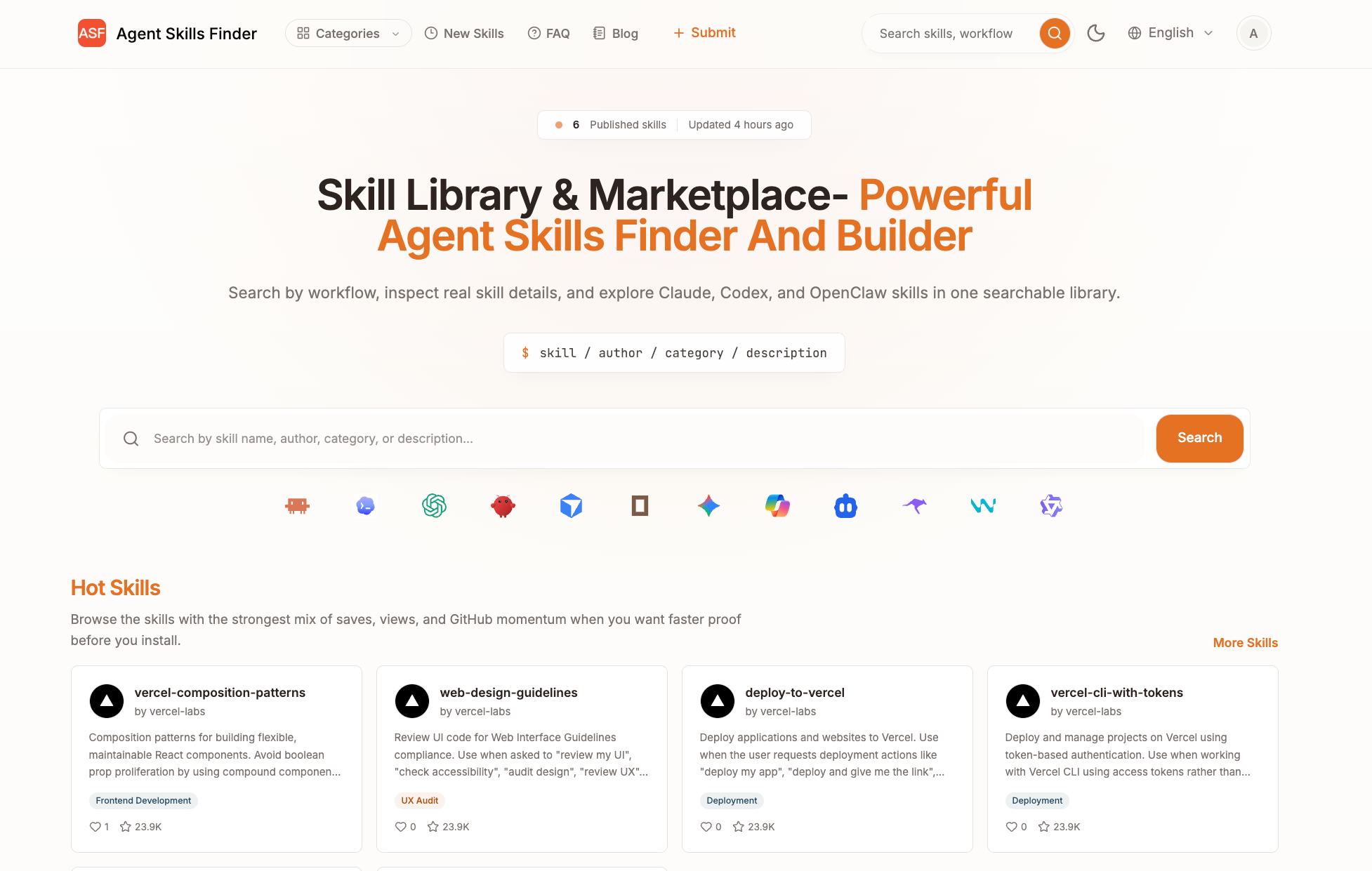 Agent Skills Finder gallery image