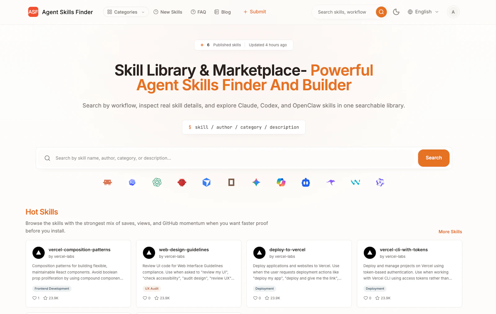 Agent Skills Finder screenshot 1