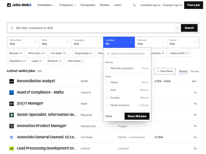 Jobs Web3 screenshot 5