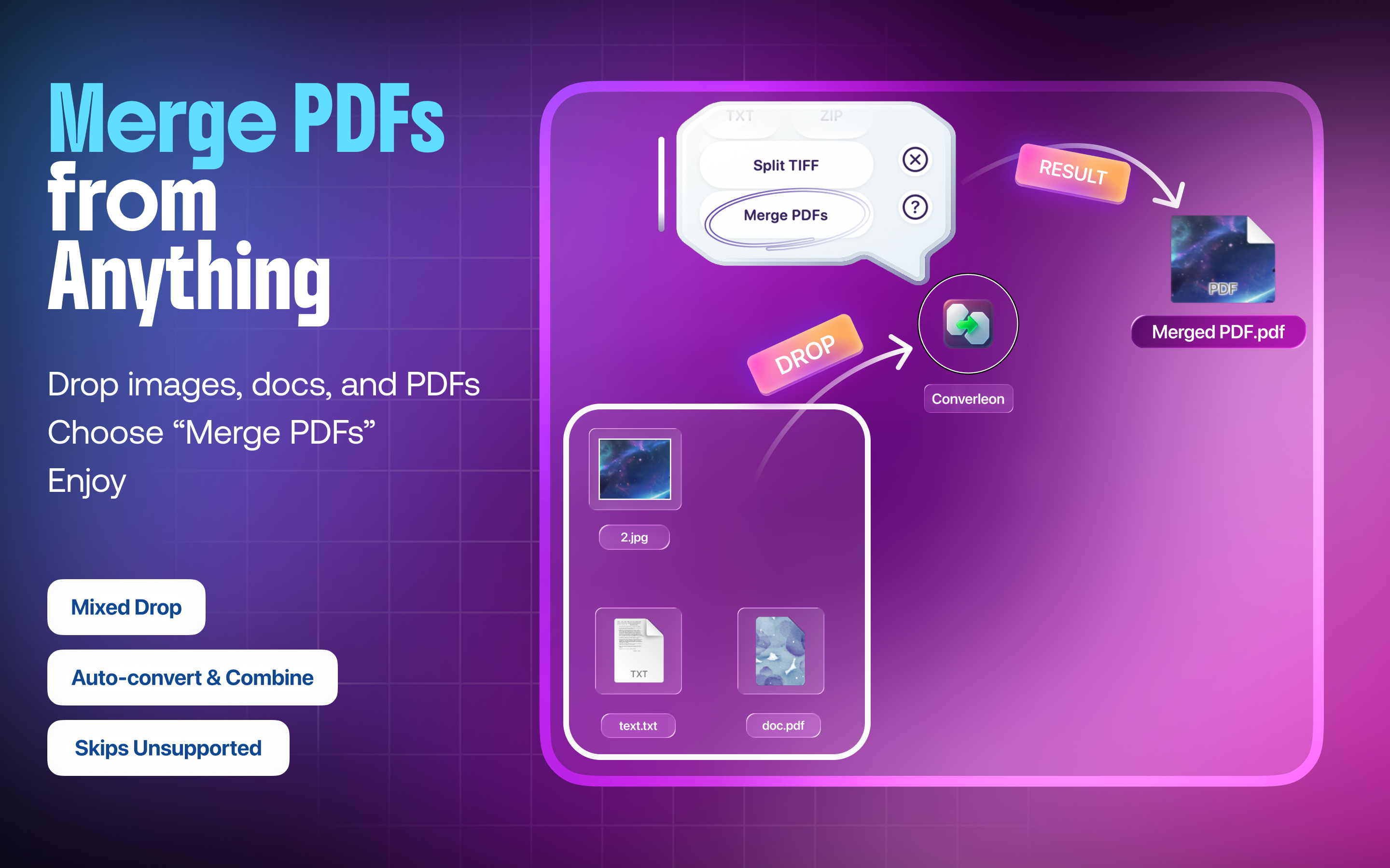 Converleon — All-in-one file converter gallery image