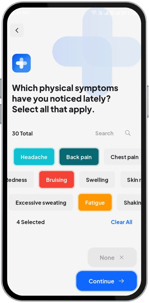 Goed - Volg de symptomen, beoordeel de gezondheid en voel je beter met persoonlijke AI media 4