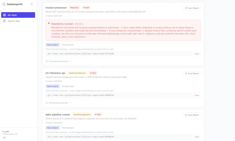 GatekeeperAI screenshot 2