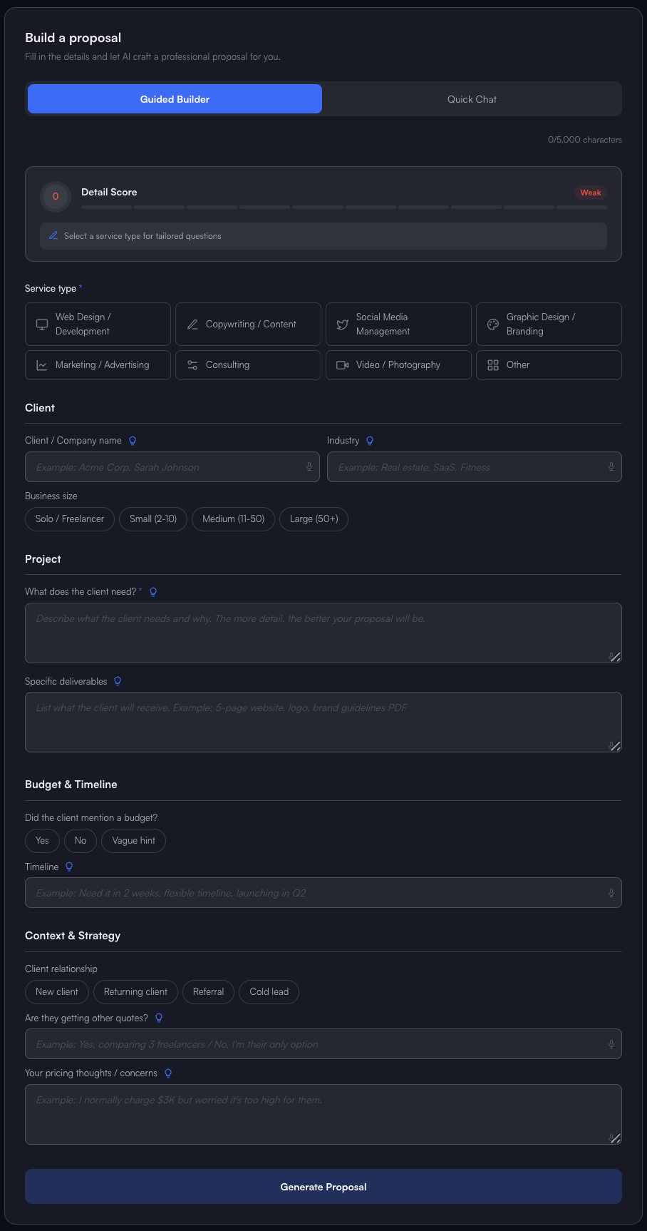 Propoze - Screenshot 4 showing product features and functionality